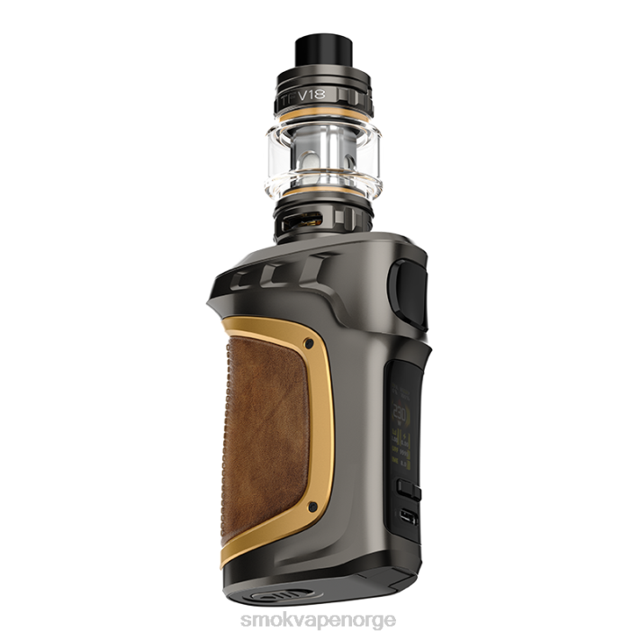 SMOK Vape Store Norge | SMOK MAG-18 sett pistol metall gull leather FPR878