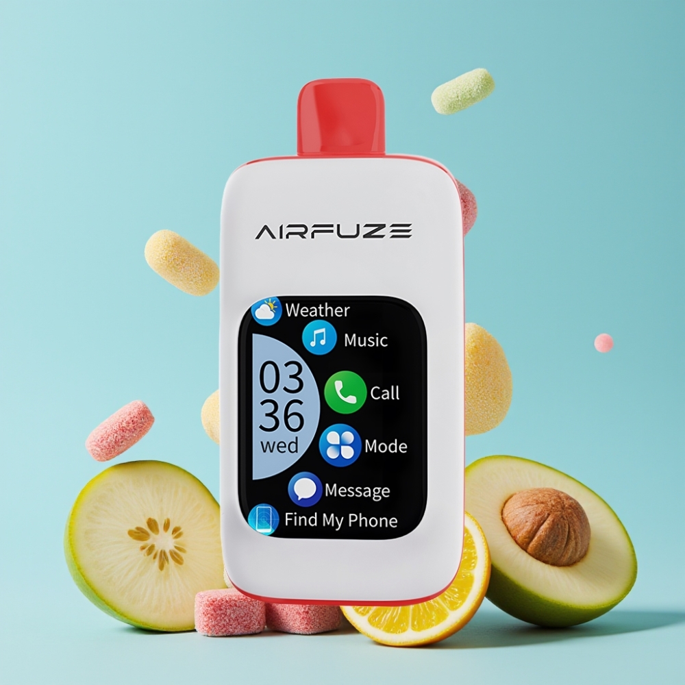 AirFuze Smart 30000 Puffs Disposable Pod 5% Sursøt Gummy 900mAh Type-C