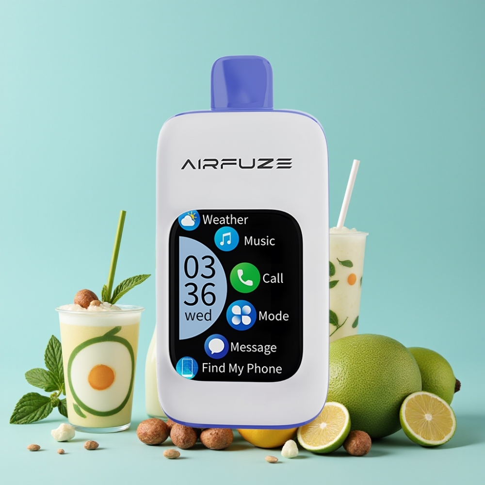 AirFuze Smart 30000 Puffs Disposable Pod Miami Mynte med 5% Nikotin, 900mAh, Type-C