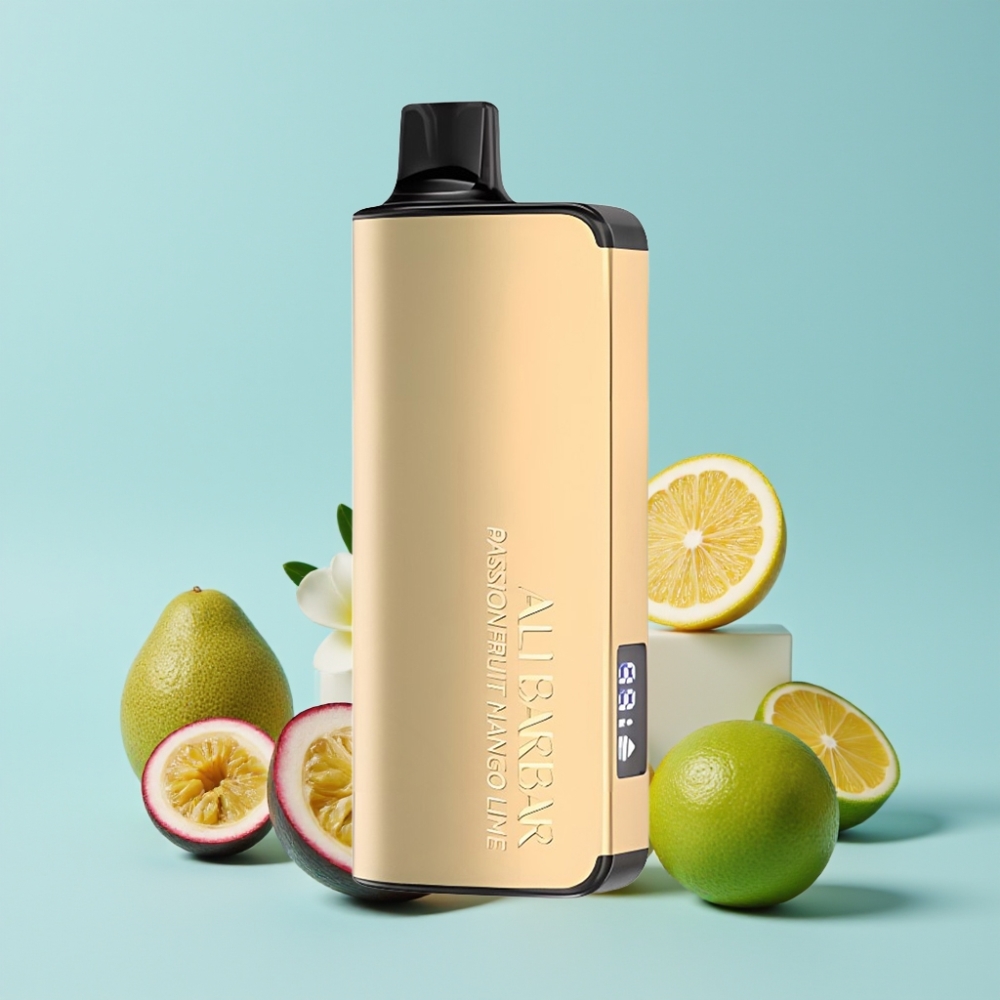 Alibarbar Ingot 9000 Puffs 22ml 2350mAh LED Passionsfrukt Mango Lime