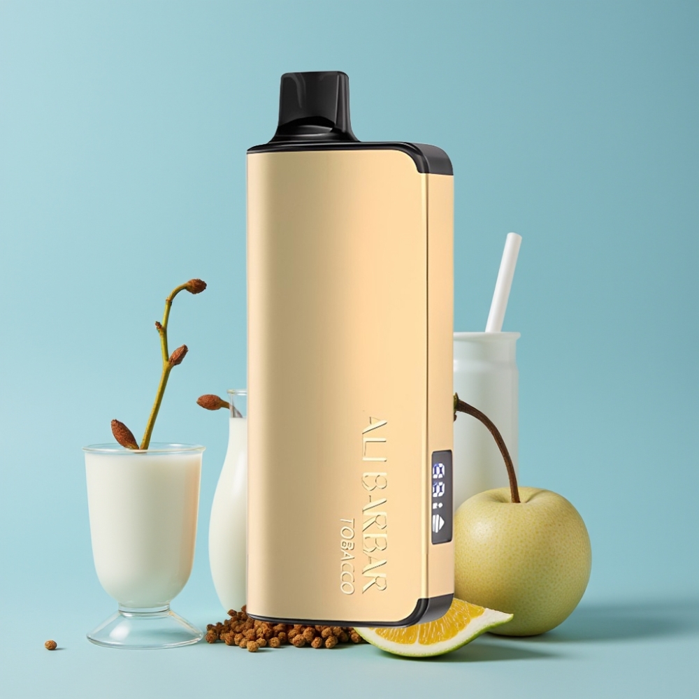 Alibarbar Ingot 9000 Puffs 22ml Tobakk LED Skjerm Norge online wholesalers