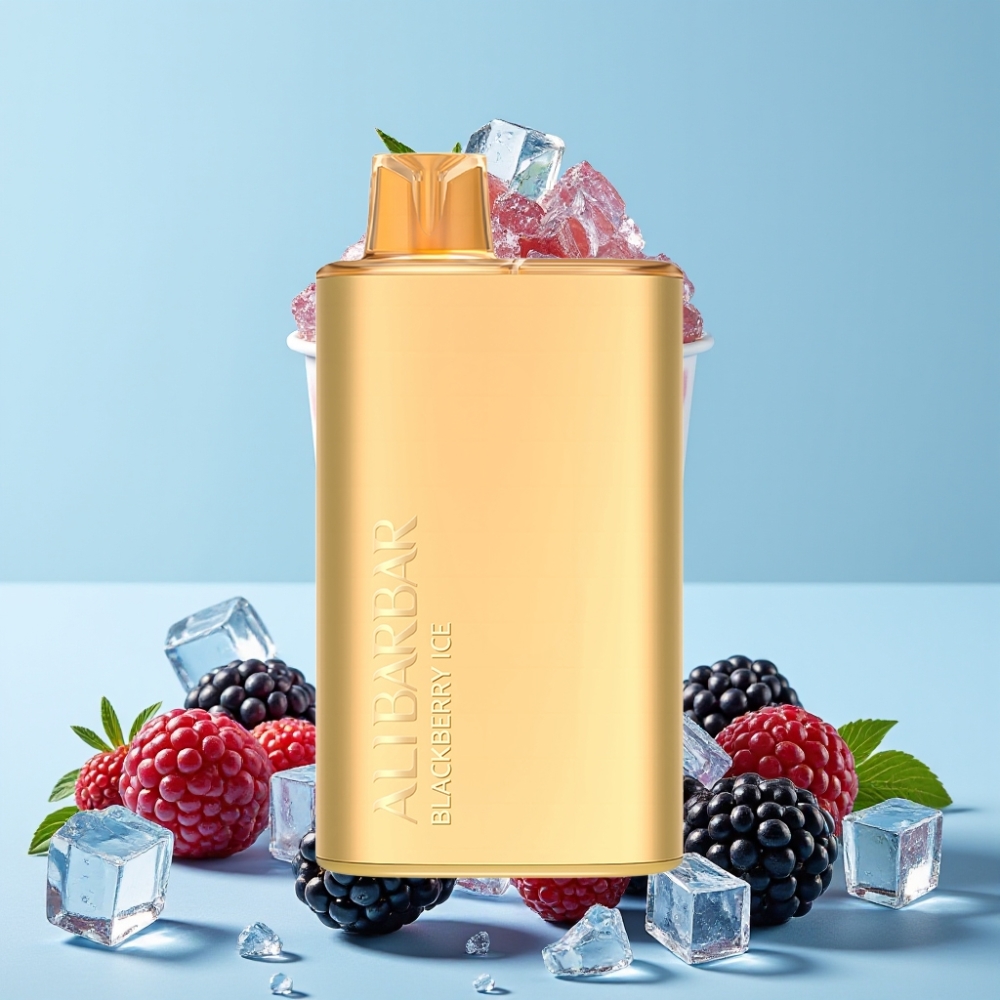 Alibarbar Rich 8000 Puffs 20ml 2000mAh Svartbær Is Norge online wholesalers