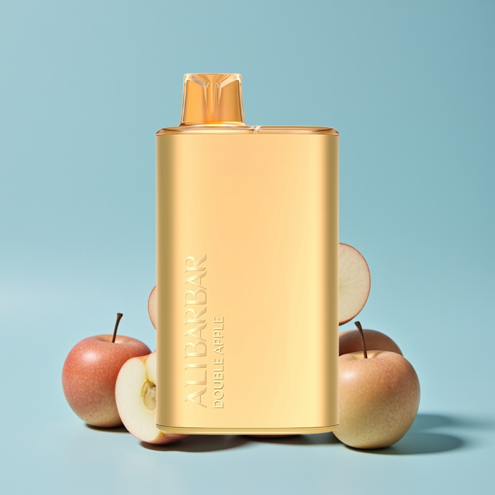 Alibarbar Rich 8000 Puffs 20ml Dobbel Eple Engangs Vape Norge online wholesalers