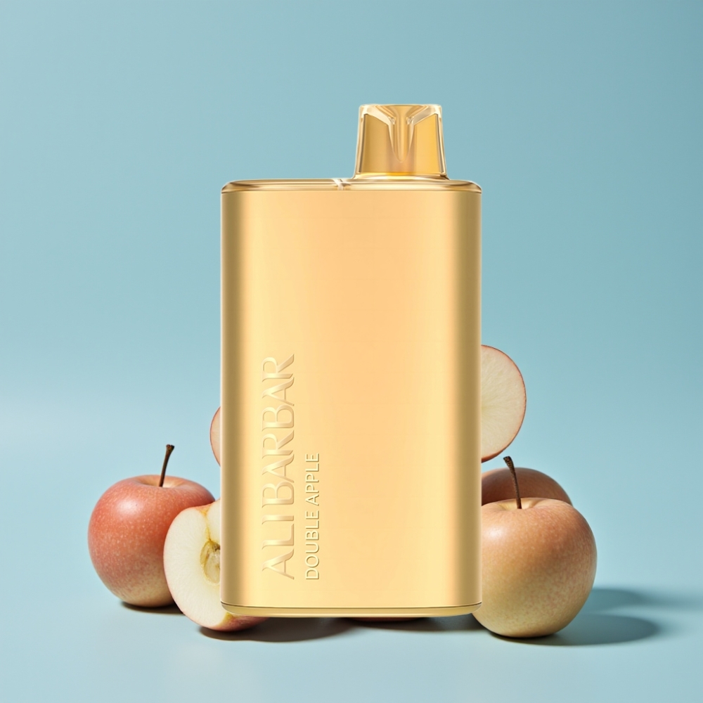 Alibarbar Rich 8000 Puffs 20ml Dobbel Eple Engangs Vape Norge online wholesalers