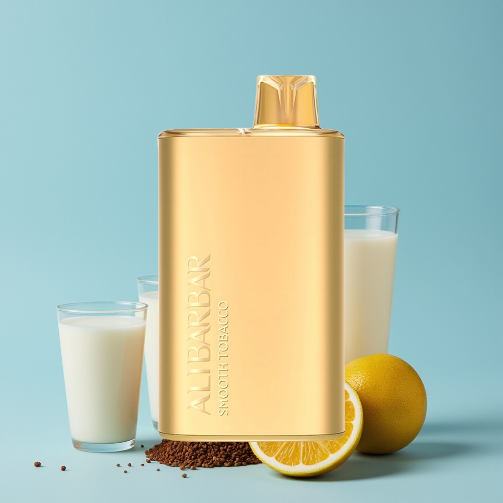 Alibarbar Rich 8000 Puffs Engangsvape Myk Tobakk 20ml 2000mAh