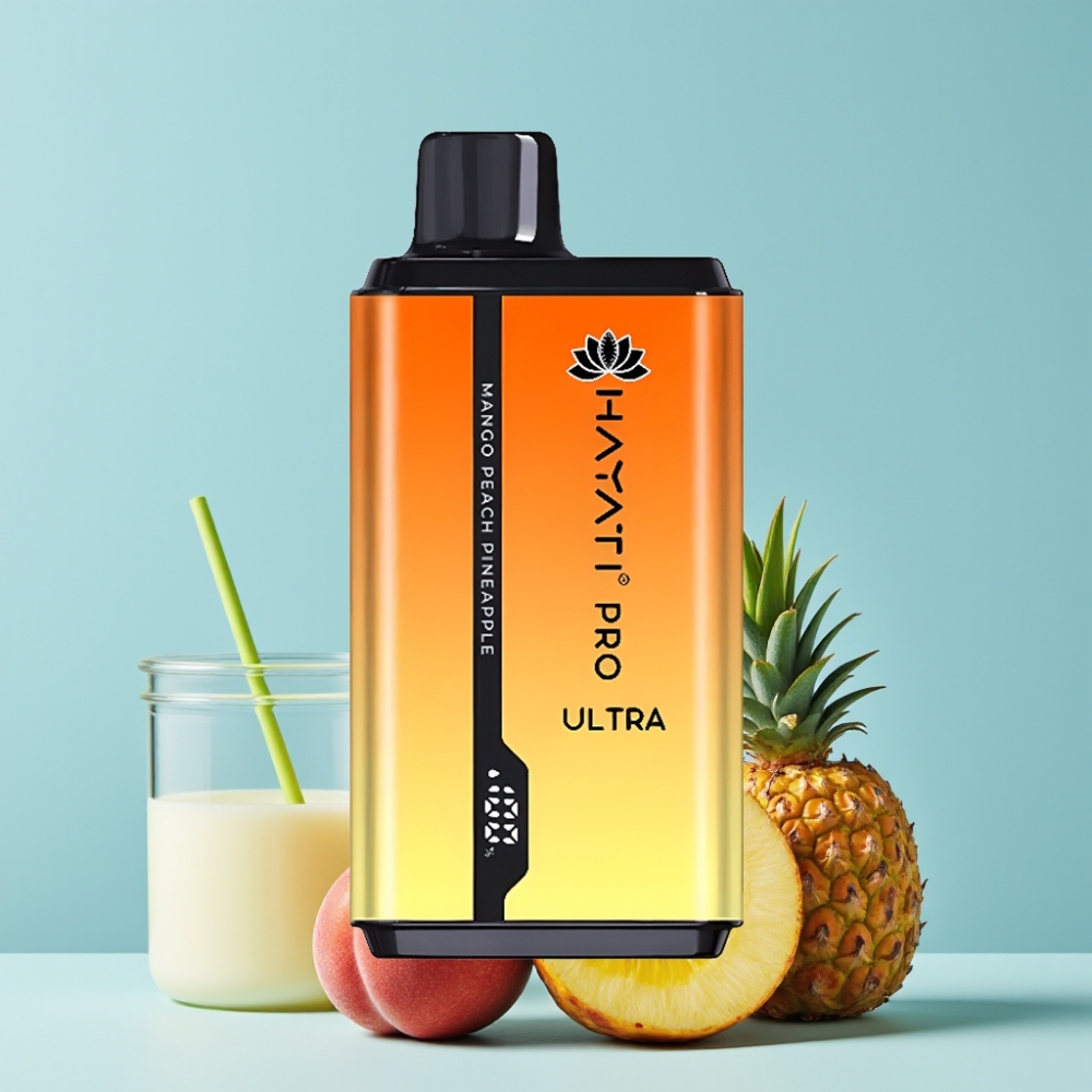 Hayati Pro Ultra 15000 Puffs 850mAh 2×12ml 2% Mango Fersken Ananas