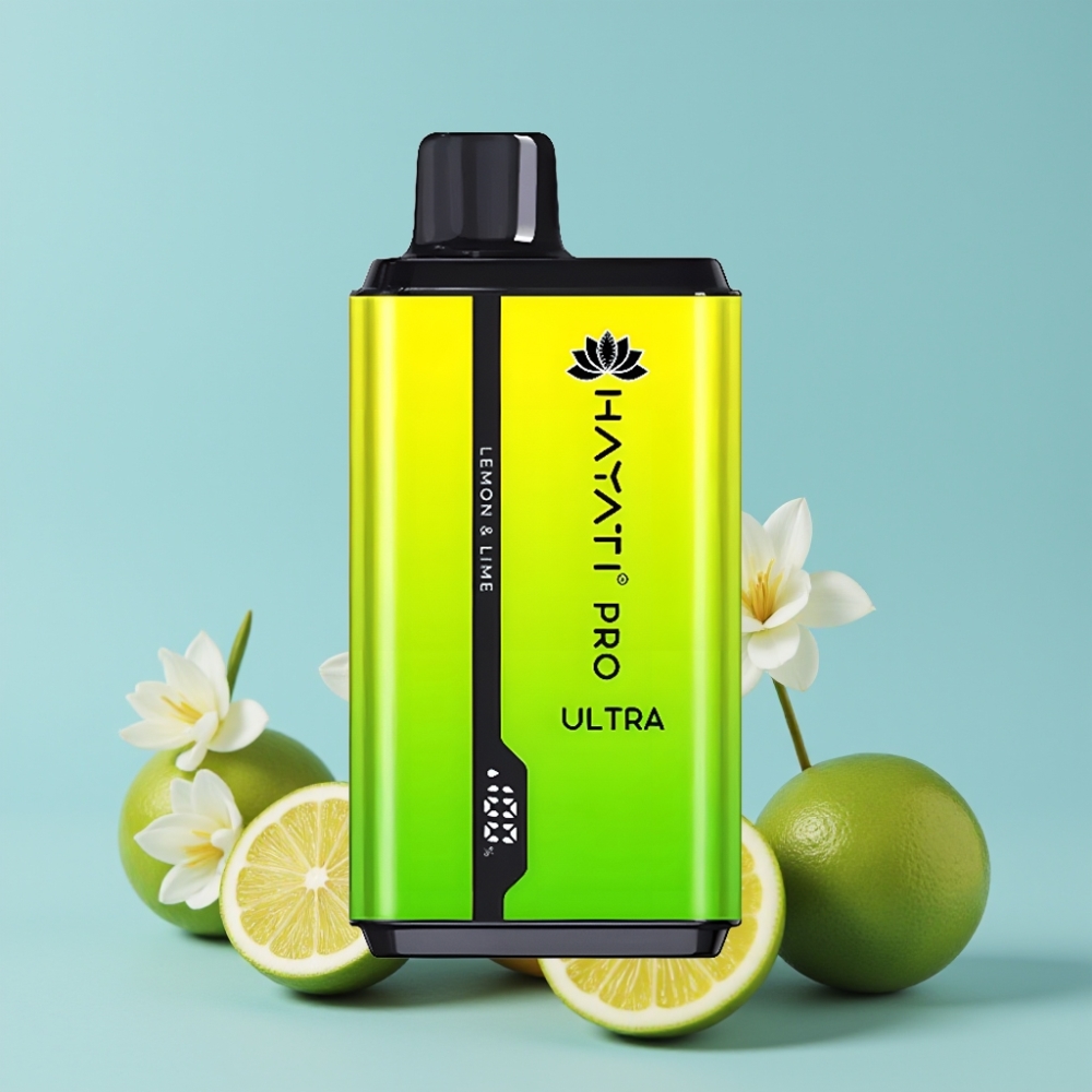 Hayati Pro Ultra 15000 Puffs 850mAh Sitron & Lime Norge online wholesalers