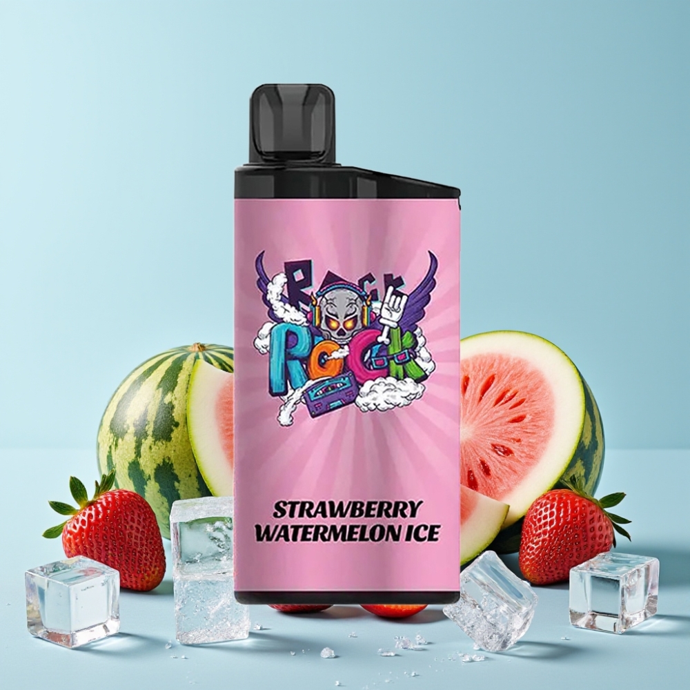 IGET Bar 3500 Puffs 1400 mAh Jordbær Vannmelon Is PC+ALU