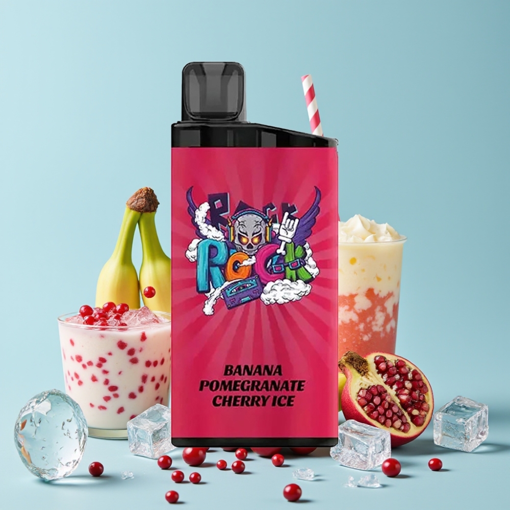 IGET Bar 3500 Puffs Banan Granatejerne Kirsebær Is Disposable Vape