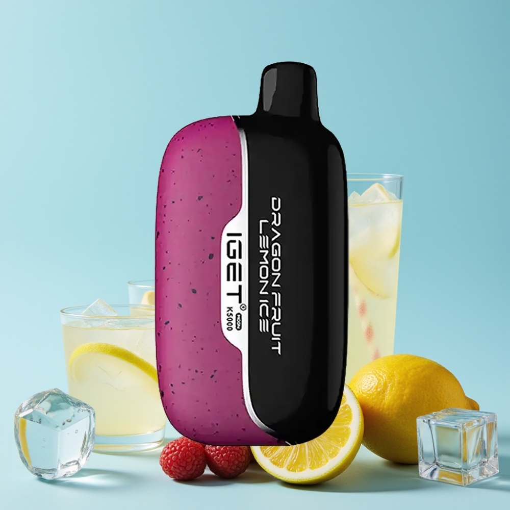 IGET Moon K5000 Puffs 81.5g Draktfrukt Sitron Is Mesh 1.35 Ohm