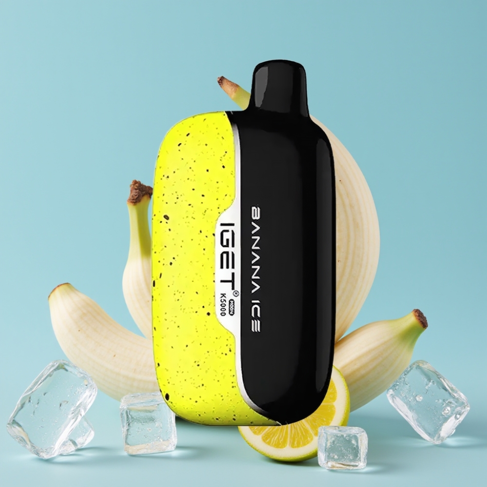 IGET Moon K5000 Puffs 81.5g PC 1.35 Ohm Banan Is Norge online wholesalers
