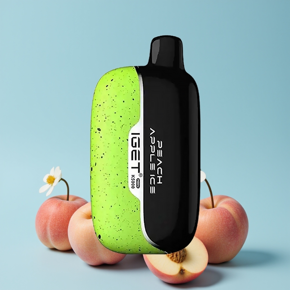 IGET Moon K5000 Puffs 81.5g PC 1.35 Ohm Fersken Eple Norge online wholesalers