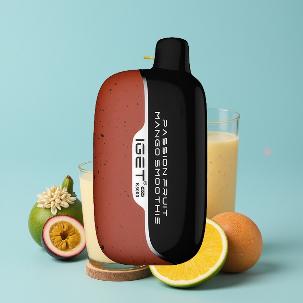 IGET Moon K5000 Puffs 81.5g Passionsfrukt Mango Smoothie Mesh Coil 1.35 Ohm