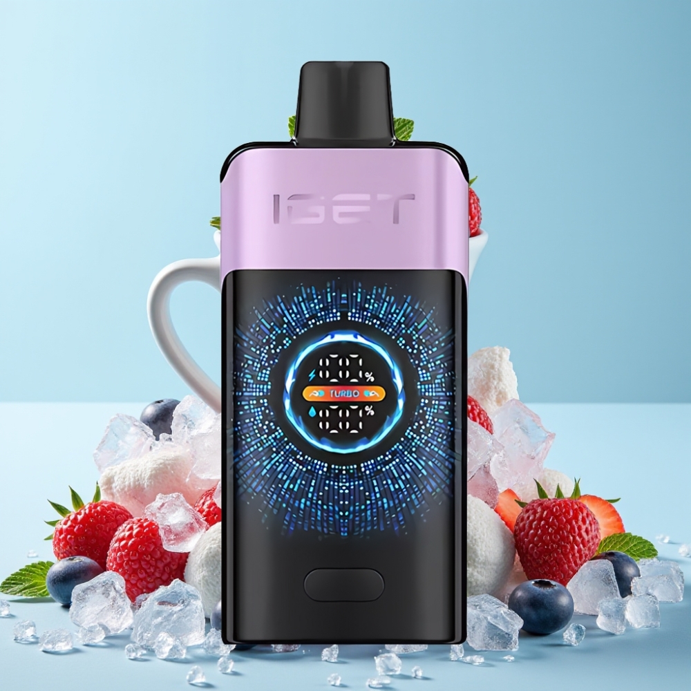 IGET ONE 12000 Puffs 2700 mAh Blandet Bær Is Disposable Vape