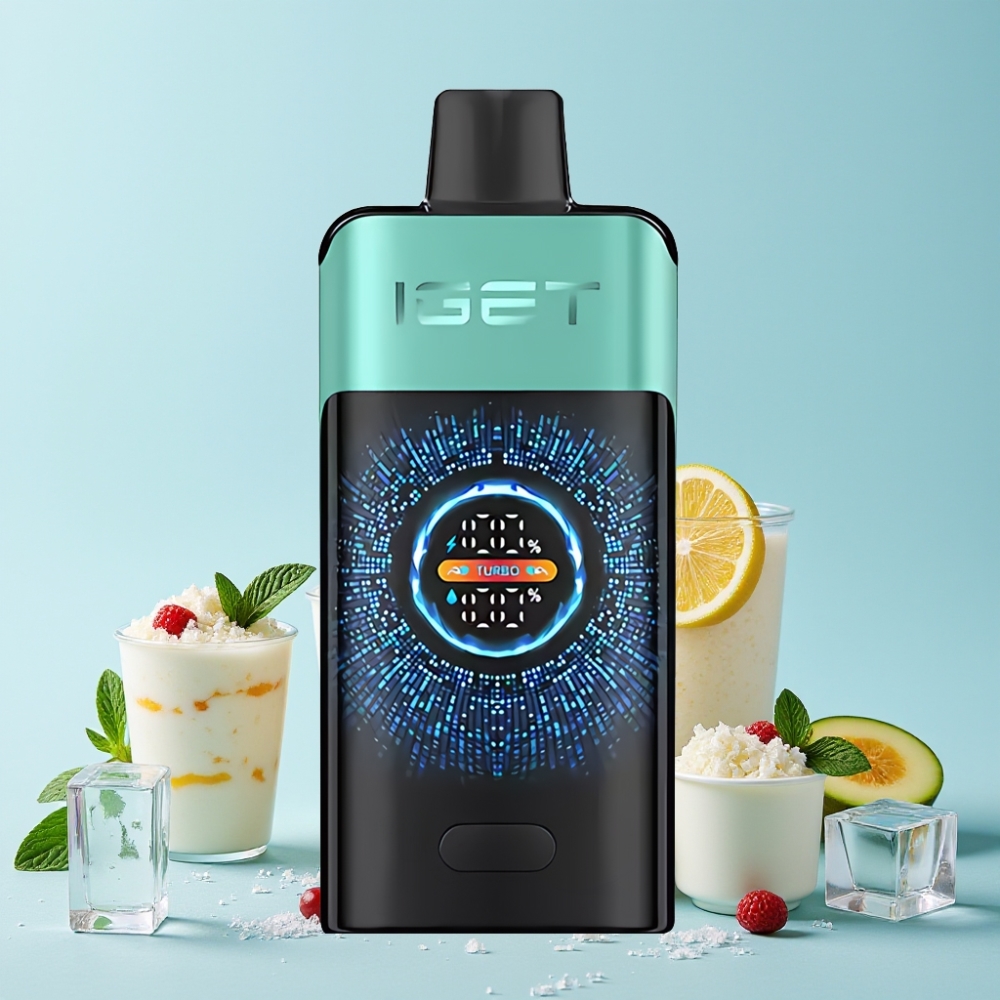 IGET ONE 12000 Puffs Disposable Vape 2700 mAh Fjellkilde Mynteis