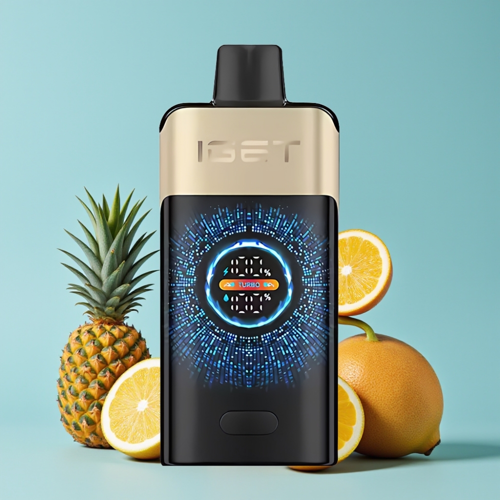 IGET ONE 12000 Puffs Tropisk Oransje Monster Disposable Vape med 2700 mAh Batteri