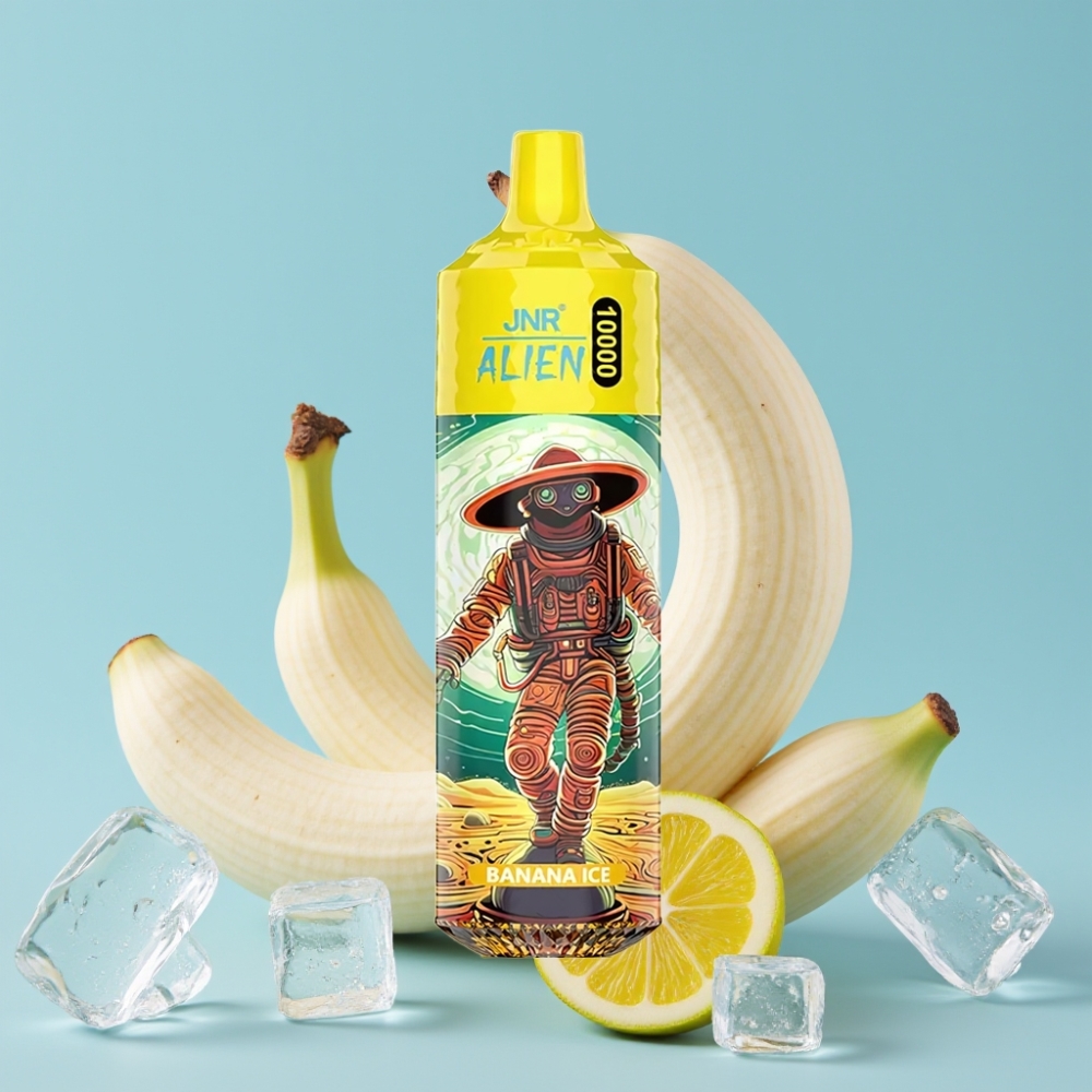 JNR Alien 10000 Puffs 850mAh Type-C Banan Is Norge online wholesalers
