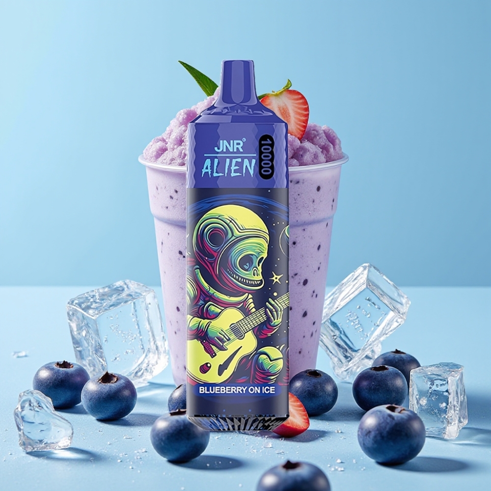 JNR Alien 10000 Puffs 850mAh Type-C Blåbær På Is Norge online wholesalers