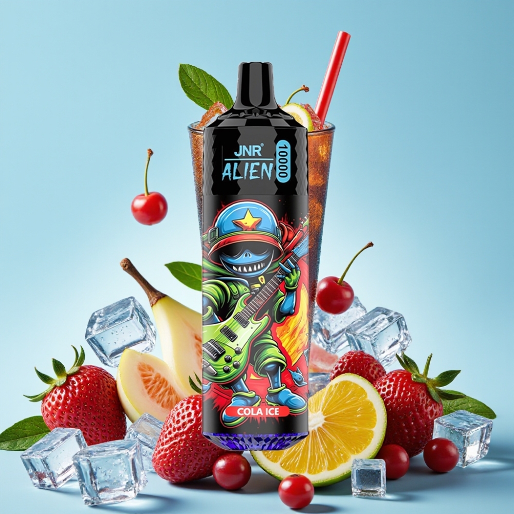 JNR Alien 10000 Puffs 850mAh Type-C LED Cola Is Norge online wholesalers