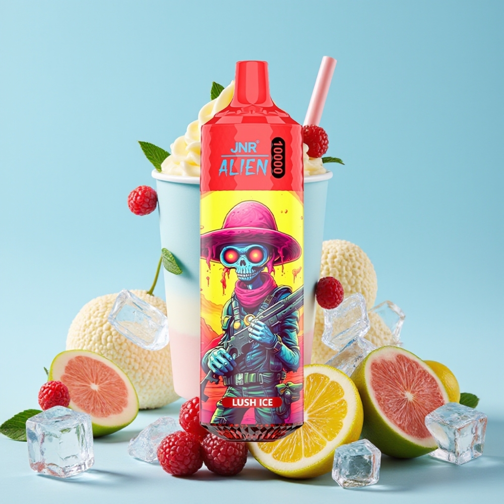JNR Alien 10000 Puffs 850mAh Type-C LED Sporty Design Lush Is