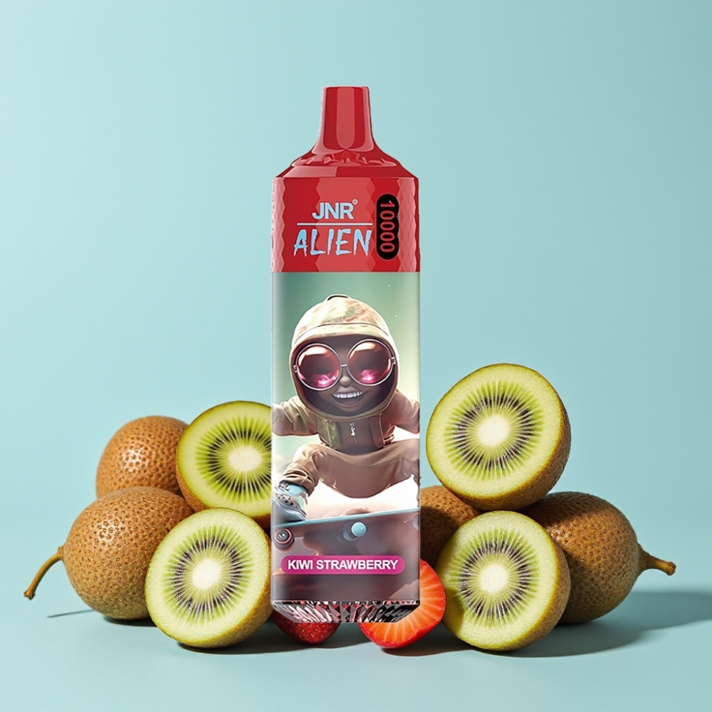 JNR Alien 10000 Puffs 850mAh Type-C RGB Kiwi Jordbær Norge online wholesalers