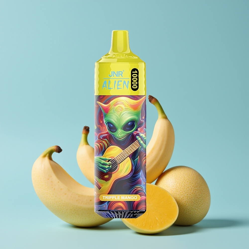 JNR Alien 10000 Puffs 850mAh Type-C Trippel mango LED RGB Sporty Design