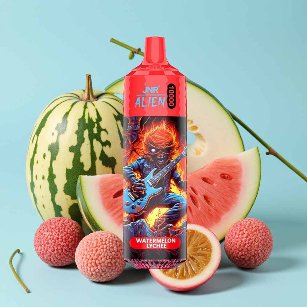 JNR Alien 10000 Puffs 850mAh Type-C Vannmelon Lychee RGB
