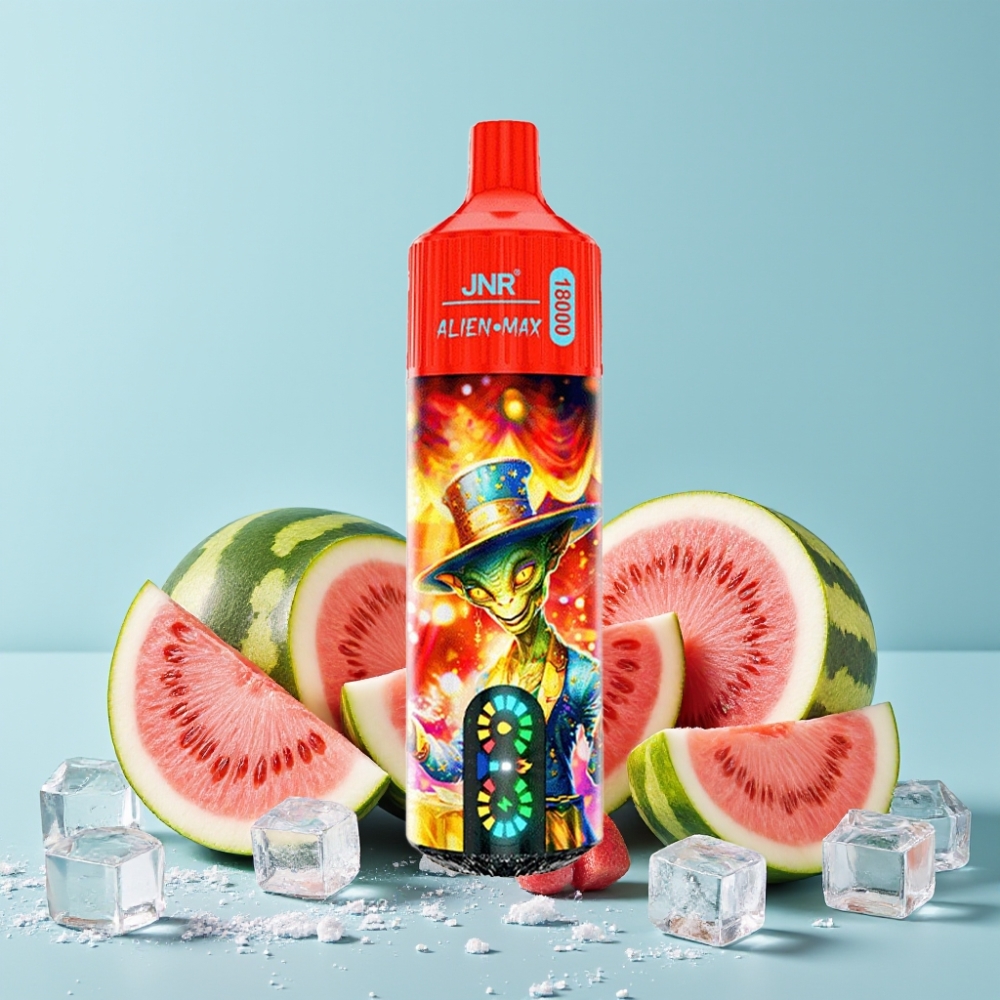 JNR Alien Max 18000 Puffs Smart LED Display Type-C Lading Vannmelon Is