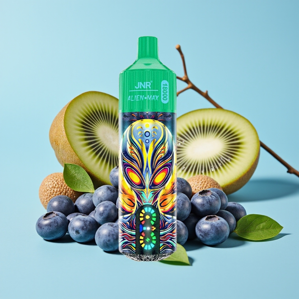 JNR Alien Max 18000 Puffs Smart LED Dual Mesh Blåbær Kiwi