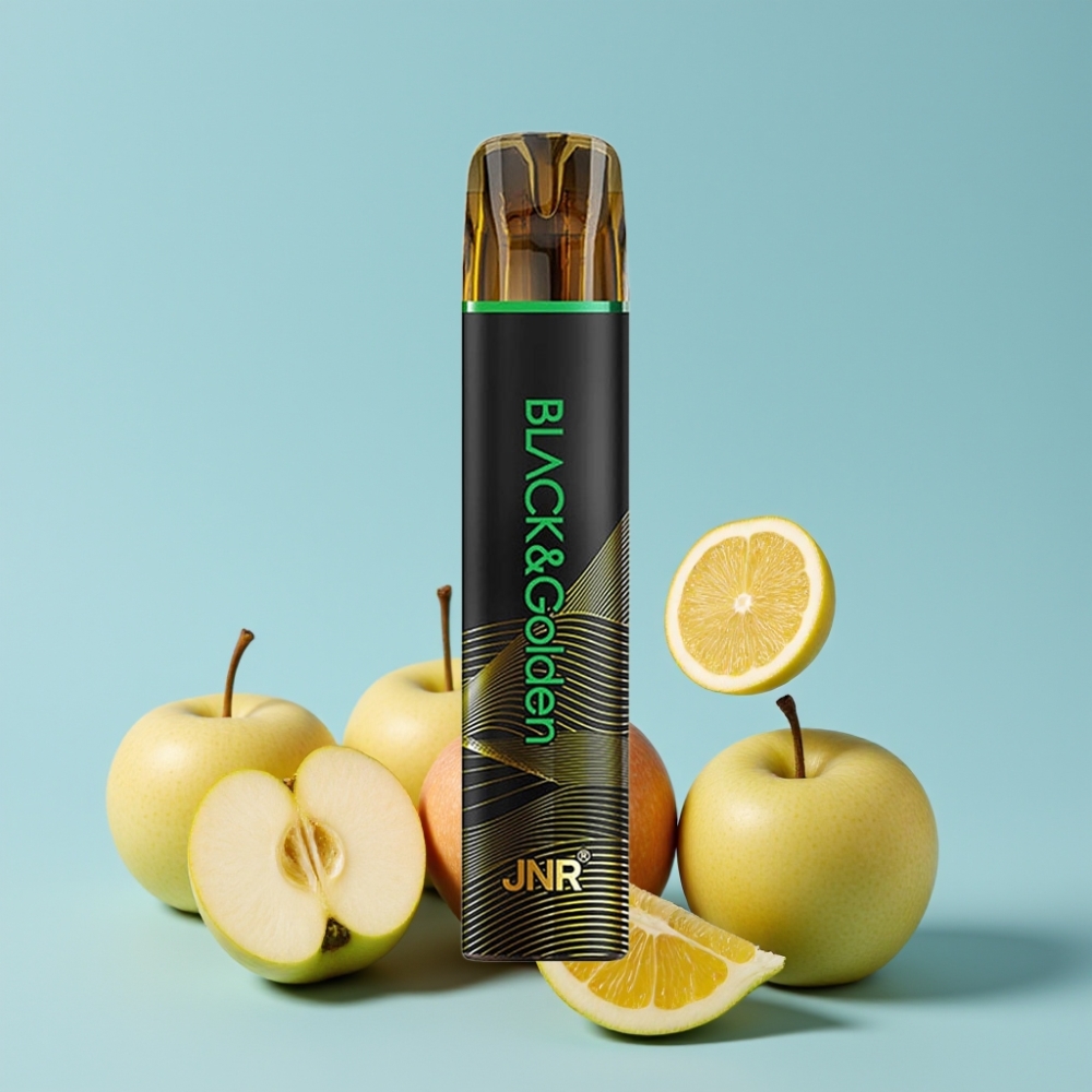 JNR Black&Golden 800 Puffs 550mAh 2ml TPD Surt Eple Disposable Vape