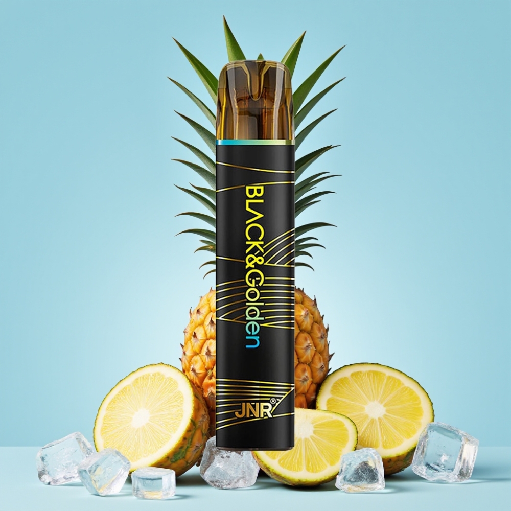 JNR Black&Golden 800 Puffs 550mAh Ananas Is Disposable Vape