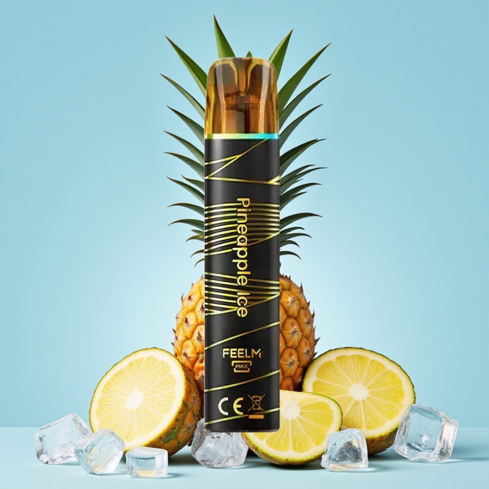 JNR Black&Golden 800 Puffs 550mAh Ananas Is Disposable Vape