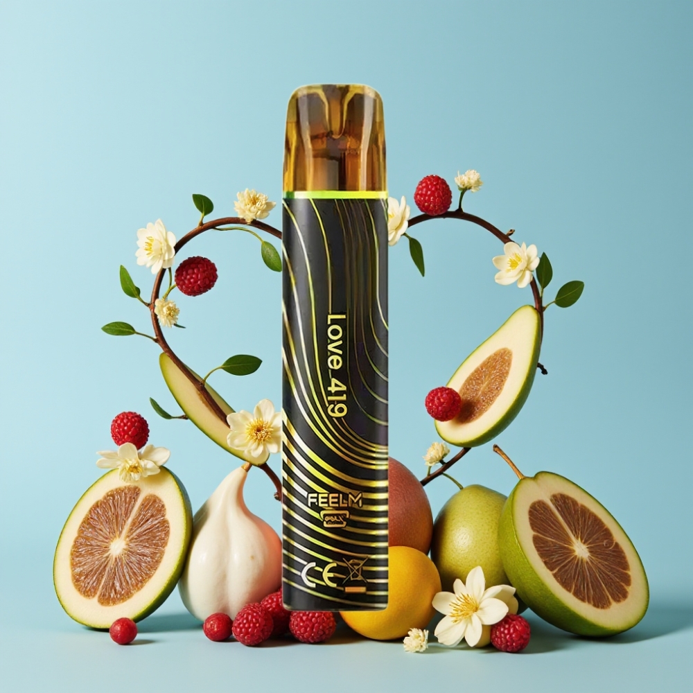 JNR Black&Golden 800 Puffs Kjærlighet 419 Disposable Vape 550mAh 2ml TPD