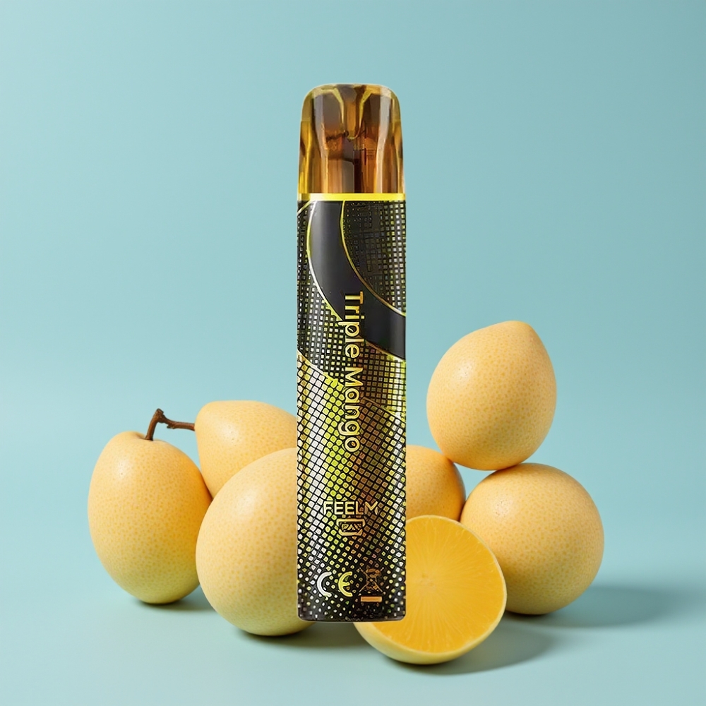 JNR Black&Golden 800 Puffs TPD-sertifisert Triple Mango Engangs Vape