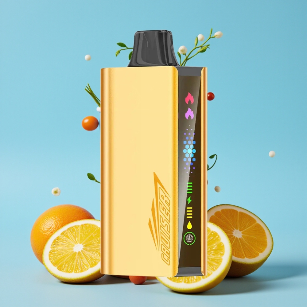 JNR Cruiser 12000 Puffs No-Charge Disposable Vape Kjølig Fanta med 3500 mAh Batteri og Skjerm
