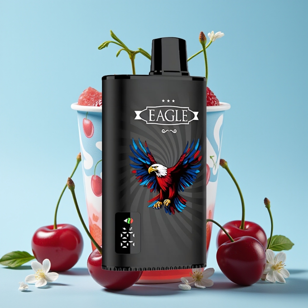 JNR EAGLE Smart 23000 Puffs Digital Skjerm Justerbar Luftstrøm Kirsebær Cola