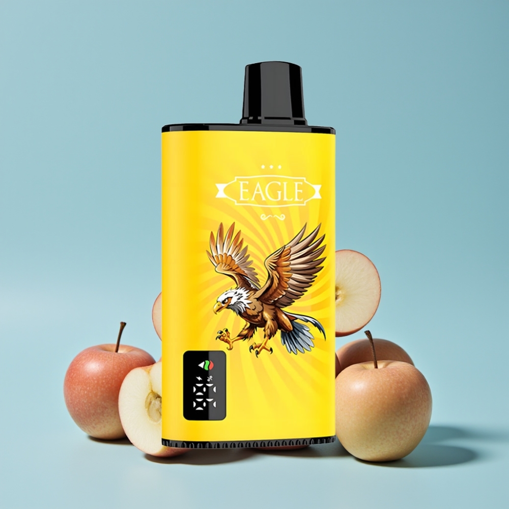 JNR EAGLE Smart 23000 Puffs Dobbel Eple Digital Skjerm 1.0ohm Mesh Justerbar Luft