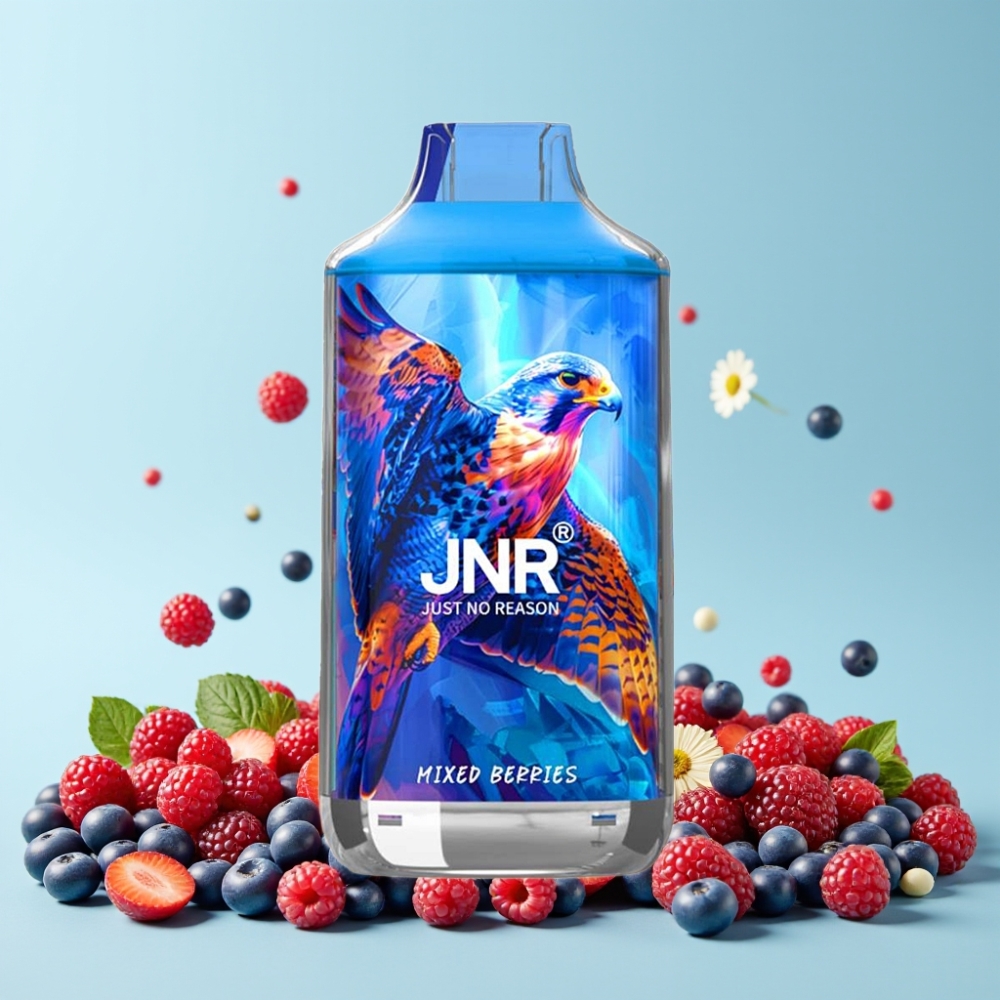 JNR Falcon 16000 Puffs 22ml Blandede Bær Smart LED Display