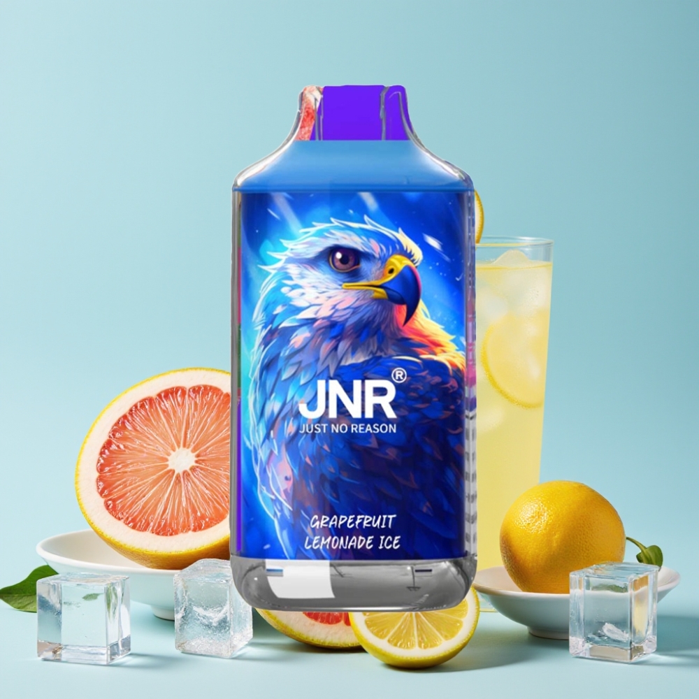 JNR Falcon 16000 Puffs Dual Mesh Coil Grapefrukt Sitronade Is Type C & LED