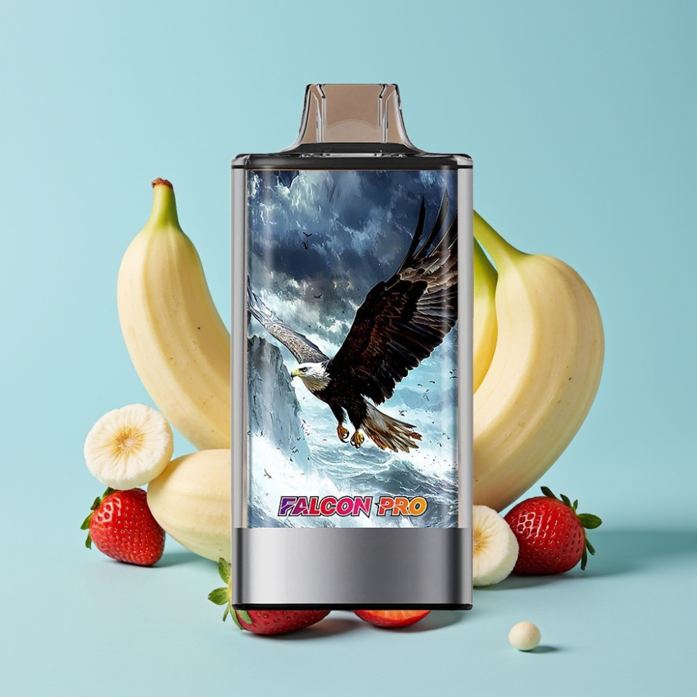 JNR Falcon Pro 28000 30ml 5% Nikotin Jordbær Banan Norge online wholesalers