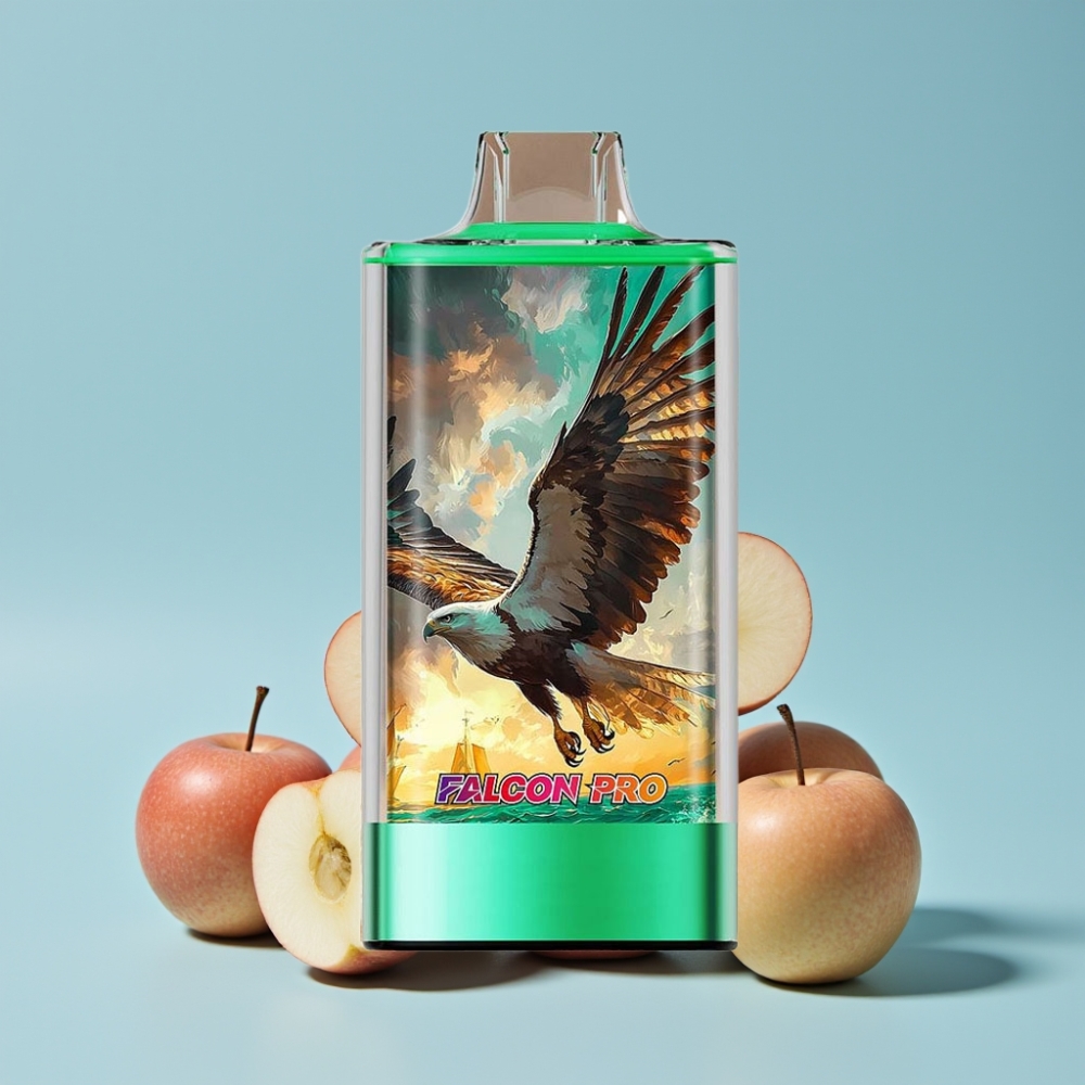 JNR Falcon Pro 28000 30ml 5% Nikotin Smart Display Dual Mesh Dobbel Eple