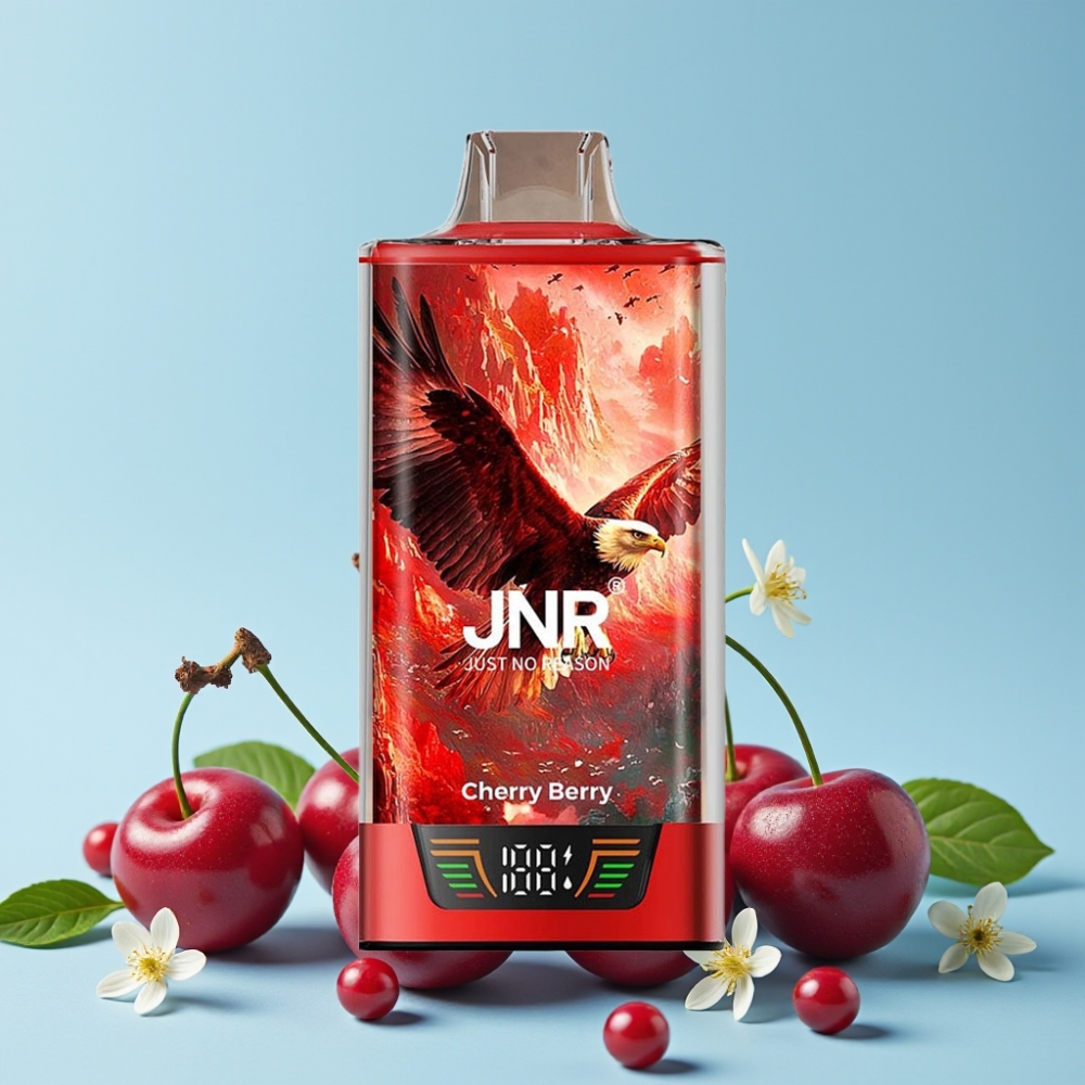 JNR Falcon Pro 28000 30ml Kirsebær-Bær Smart Display Dual Mesh