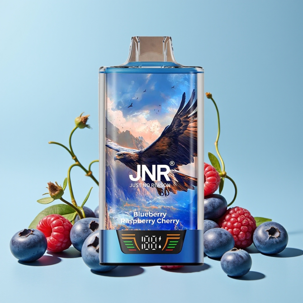 JNR Falcon Pro 28000 30ml Smart Display Blåbær Bringebær Kirsebær