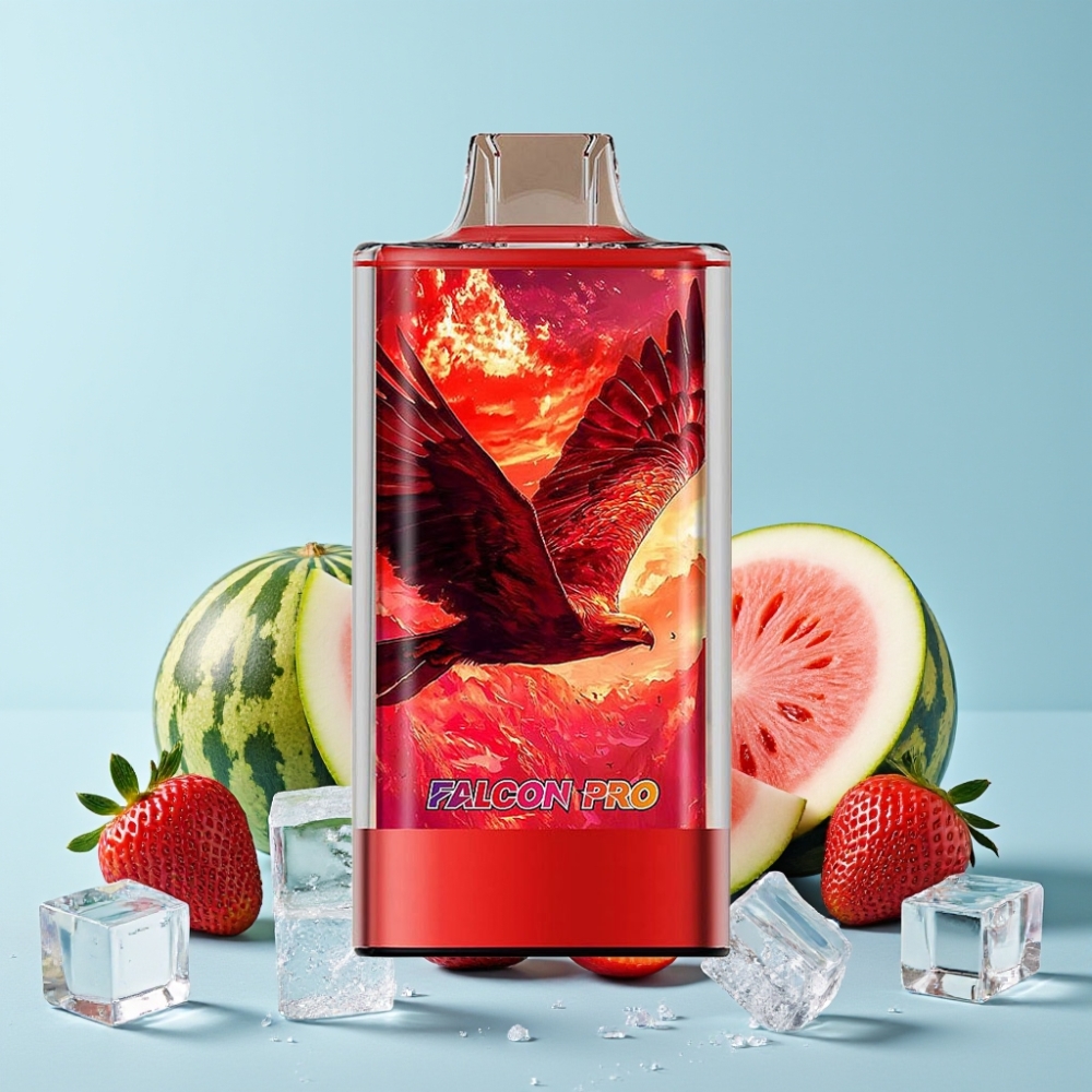 JNR Falcon Pro 28000 30ml Smart Display Jordbær Vannmelon Is MTL