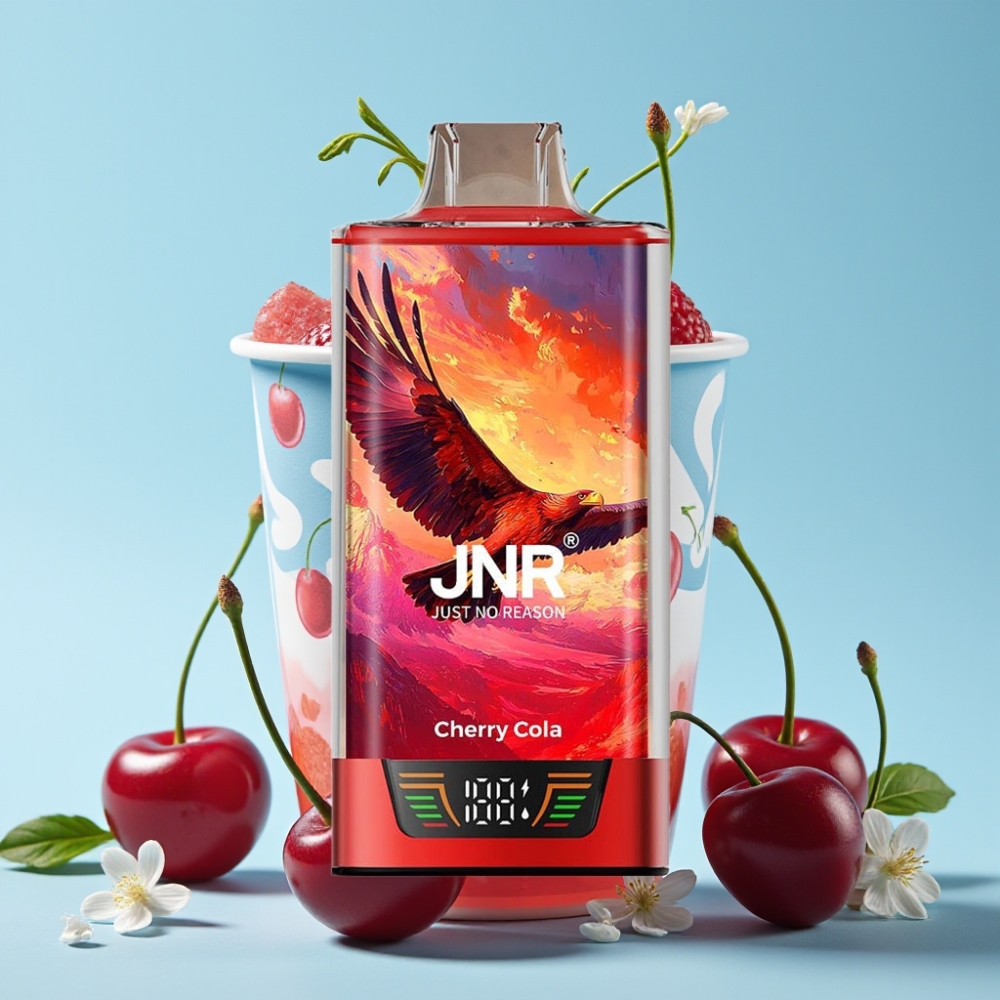 JNR Falcon Pro 28000 30ml Smart Display Kirsebær Cola Norge online wholesalers