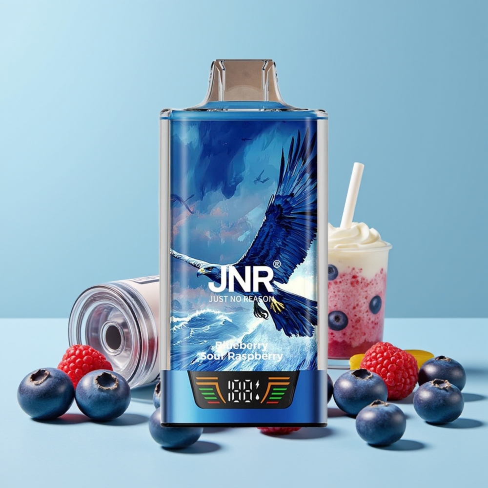 JNR Falcon Pro 28000 Blåbær Sur Bringebær Smart Display Dual Mesh