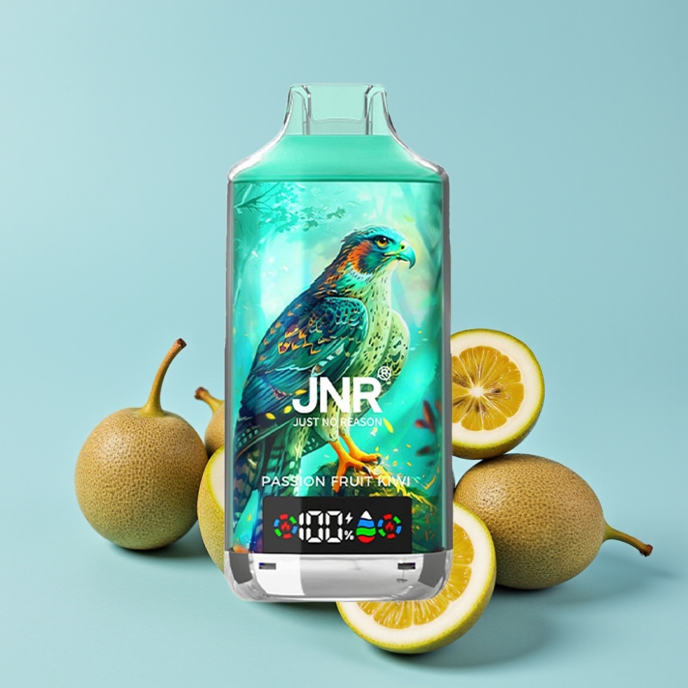 JNR Falcon X 18000 Puffs 24ml Digital Display Type-C Passionsfrukt Kiwi