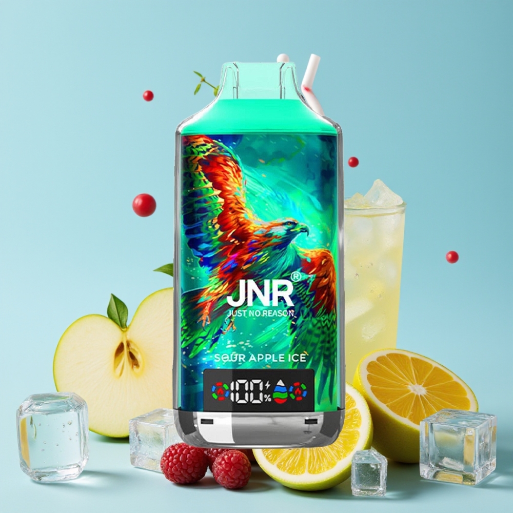 JNR Falcon X 18000 Puffs 24ml Digital Display Type-C Sur Eple Is