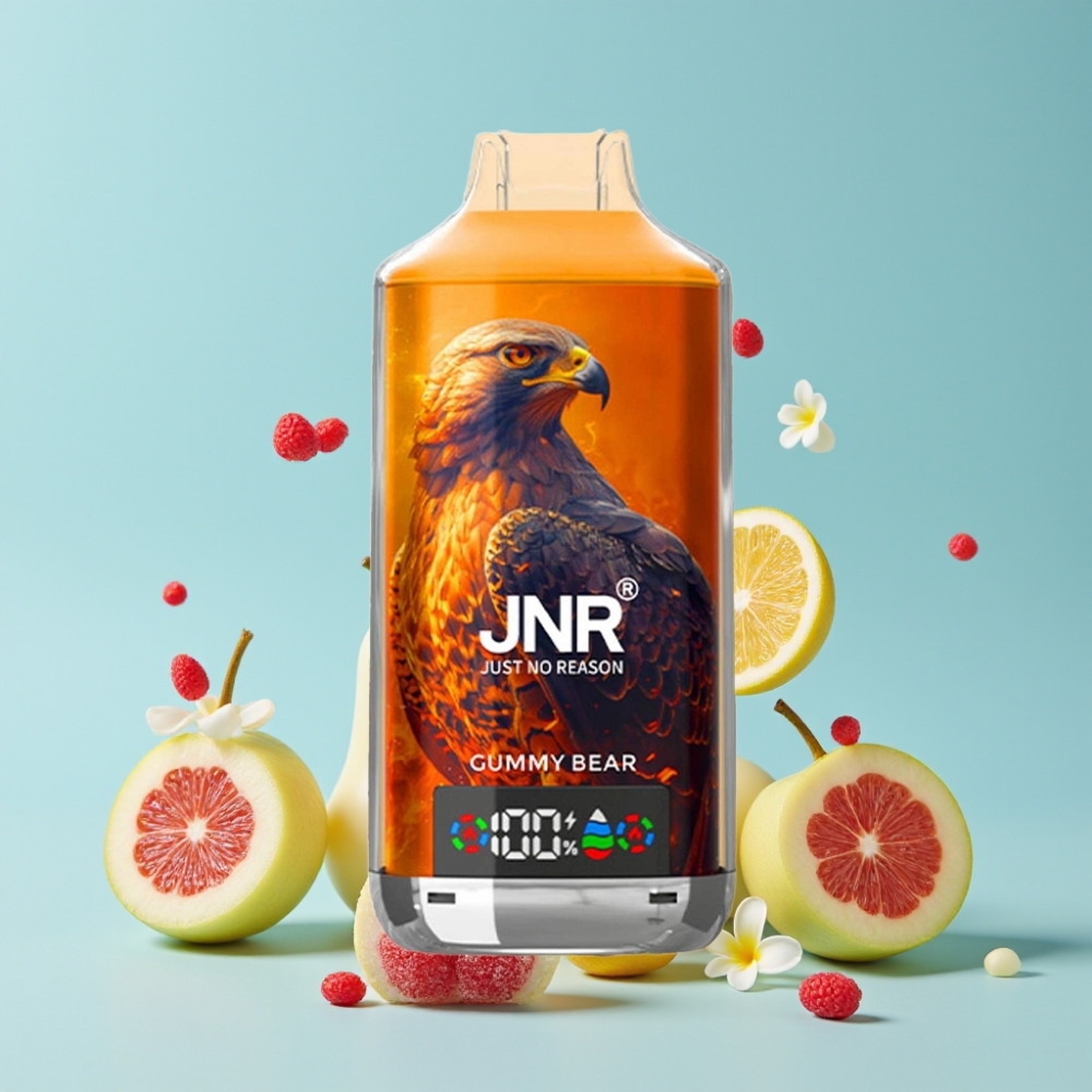 JNR Falcon X 18000 Puffs 24ml Gummy Bear Dual Mesh Coil Type-C