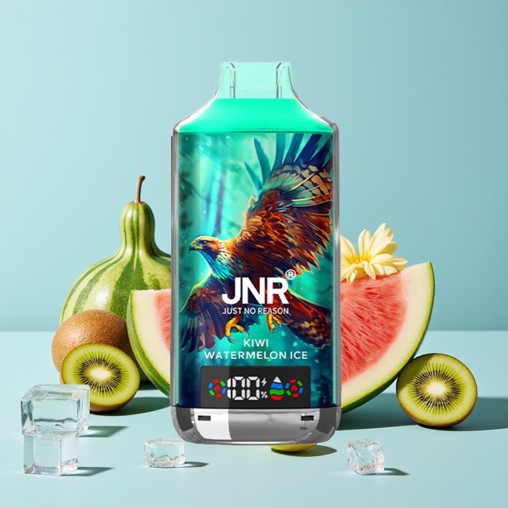 JNR Falcon X 18000 Puffs 24ml Kiwi Vannmelon Is Dual Mesh Coil Type-C